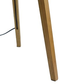 Рустикална подова лампа триножник винтидж дърво - Tripod Classic