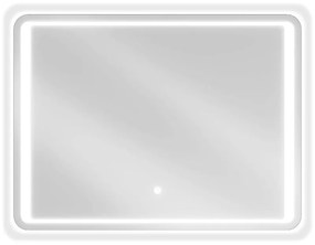 Mexen Zusa осветено огледало за баня 80 x 60 см, LED 6000K, анти-пара - 9808-080-060-611-00