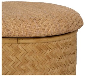 Плетена табуретка в естествен цвят Rattan – Ixia