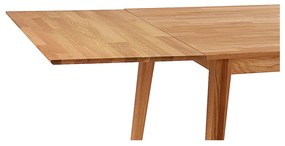 Дъбов плот за удължаване на сгъваемата дъбова маса за хранене Filippa - Rowico
