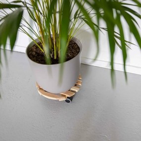 Дървена подвижна стойка за саксии ø 29 cm (височина 8 cm) Indoor – Esschert Design