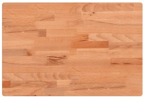 3188897 vidaXL Плот за маса 80x40x4 см правоъгълен масивен бук