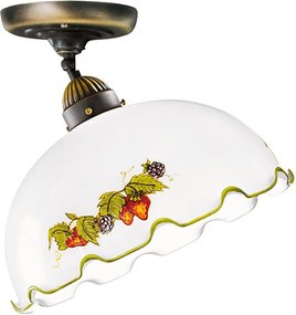 Kolarz 731.10.114 - Плафон NONNA за директен монтаж, 1xE27/75W/230V, Ø 30 см, винено/ягодно