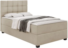 Тапицирано легло Lind-Бежово-90 x 200