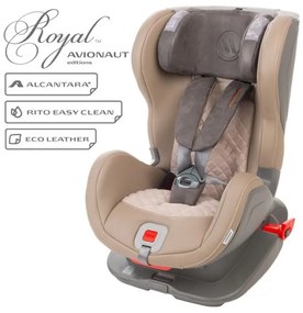 Детско столче за кола Glider Royal 9-25 кг. с IsoFix AVIONAUT - бежово/сиво