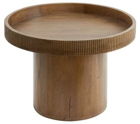 Кръгла странична масичка от масивно манго ø 60 cm Kalomo – Light &amp; Living