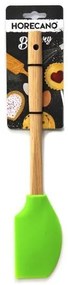 Horecano - Скосена силиконова шпатула с дървена дръжка Y-103 (5375)
