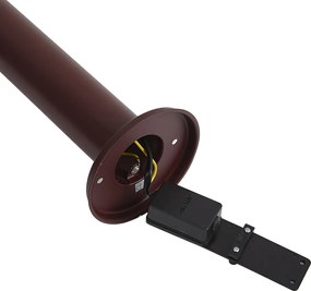 Модерна външна лампа тъмночервена 50 см IP44 - Gleam