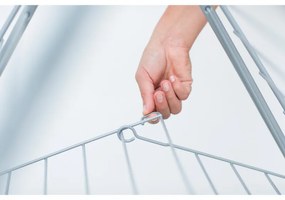 Сушилник за дрехи Brabantia 90300182, Т-образен, 20 м, Устойчив на корозия, Регулируеми крила, Решетка за сушене, Бял