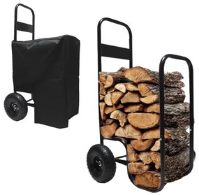 Транспортна количка за дърва за огрев