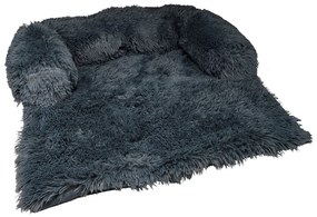 Тъмносиво покривало за седалка за куче 75x80 cm – Love Story