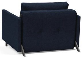 Тъмносин диван стол с подлакътници Смесен танц Blue Cubed - Innovation