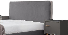 Тапицирано легло Ritz-Gkri-150 x 200-Ξύλα Ελάτου