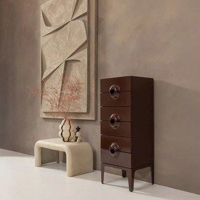 Кремави масички за кафе в комплект от 2 бр. от декор от камък 42x92 cm Stani – WOOOD