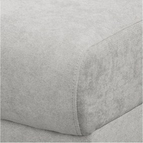 Светлосив ъглов диван (десен ъгъл) Beata - Ropez