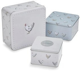 Стоманени кутии в комплект 3 бр. за бисквити Farmers Kitchen – Cooksmart ®