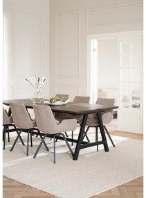 Бежови тапицирани трапезни столове в комплект 2 бр. Norwell – Rowico