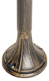 Класически фенер за външен монтаж антично злато 100 см IP44 - Daphne