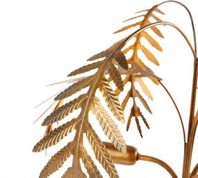 Арт Деко настолна лампа злато 3-светлина - Botanica