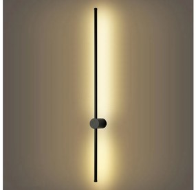 Brilagi - LED външно стенно осветително тяло AURA LED/20W/230V 3000K IP54 черно