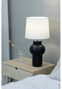 Бяло-черна настолна лампа Shape - Markslöjd