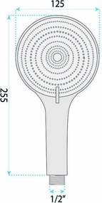 Душ слушалка Rea JS-020 BRUSH COPPER