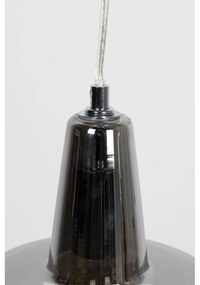 Сива висяща лампа със стъклен абажур ø 20 cm Anshin - White Label