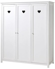 Бял детски гардероб 159x191x57 cm Amori – Vipack