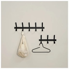 Черна метална стенна закачалка Dexter - Spinder Design
