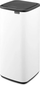 Бяло стоманено кошче за боклук отваряне с докосване 30 l Bo Touch – Brabantia