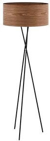 Eglo 33705 - Подова лампа CANNAFESCA 1xE27/60W/230V кафява/черна