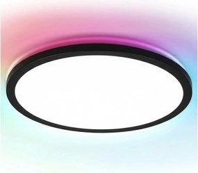 Brilagi - LED RGBW димируемо таванно осветително тяло VIBE LED/36W/230V 3000-6500K черно +ДУ
