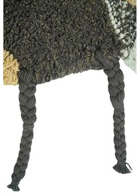 Жълт ръчно изработен памучен детски килим подходящ за пране 115x150 cm Bee – Lorena Canals