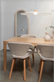 Трапезна маса от масивна дървесина 92,5x220 cm Sticks – Zuiver