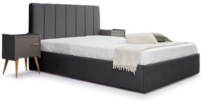 Тапицирано легло New York-Anthraki-110 x 200-Με μηχανισμό ανύψωσης