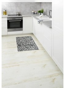 Сива пластмасова постелка за баня 50x80 cm Sassi - Wenko