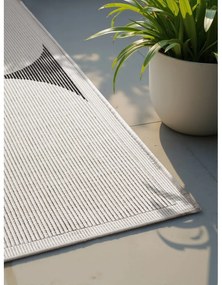 Черно-бял килим за открито и закрито 120x170 cm Duet Bowen – NORTHRUGS