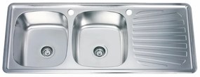 Кухненска мивка алпака ICK 12050SSR