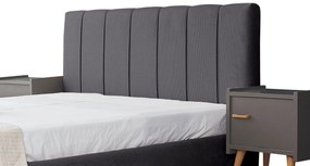 Тапицирано легло New York-Anthraki-150 x 200-Χωρίς μηχανισμό ανύψωσης