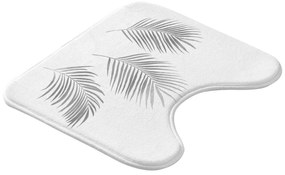 Бяло-сребрист килим за баня WC 45x45 cm Orbella – douceur d'intérieur