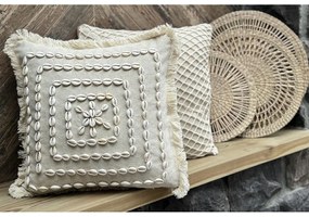 Памучна калъфка за възглавница 43x43 cm Seashells – Mioli Decor