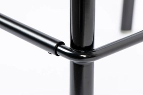 Черен/светлорозов бар стол 94 cm Spike - Zuiver