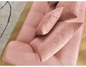 Розов шенилов диван 237 cm Whesley – Bobochic Paris