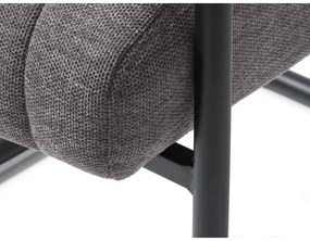 Тъмносив трапезен стол Trout – Unique Furniture