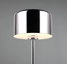 LED настолна лампа с възможност за димиране в лъскаво сребро (височина 30 cm) Jeff - Reality