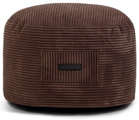 Тъмнокафява табуретка от рипсено кадифе Om 60 – SLOWDOWN