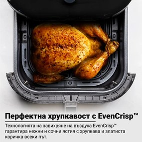 Фритюрник с горещ въздух Instant Pot Vortex Plus Clearcook 140319601, 1700W, 5.7 л, 6 програми, 35-205C, Вътрешно осветление, Бял