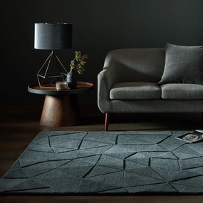 Сив вълнен килим 230x160 cm Shard - Flair Rugs