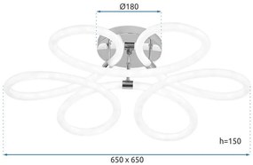 Лампа LED G023-C Gold