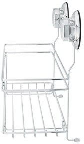 Самоносеща метална етажерка за баня в сребристо Bestlock Bath - Compactor